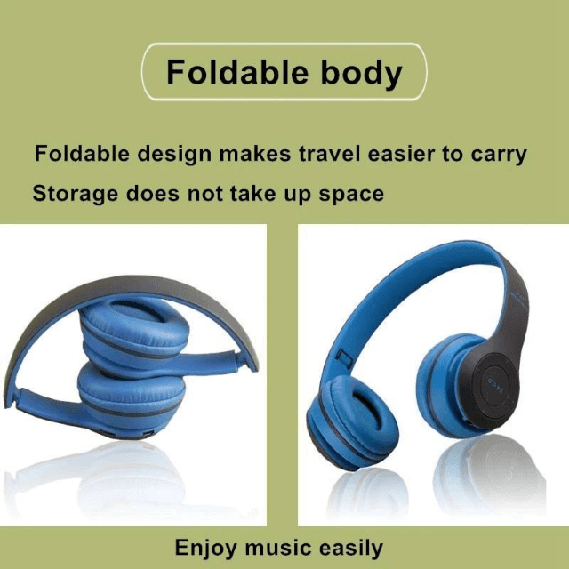 P47 Headphones  Wireless Headphones For Android/iPhone/PC