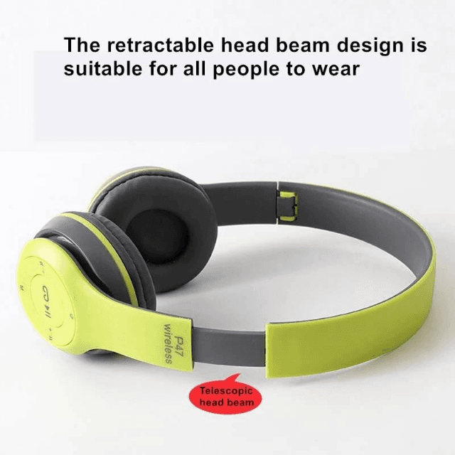 P47 Headphones  Wireless Headphones For Android/iPhone/PC